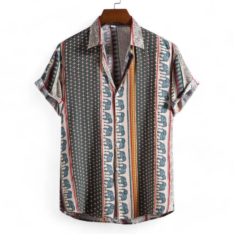 Bruno Heritage Print Cotton Shirt