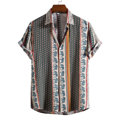 Bruno Heritage Print Cotton Shirt