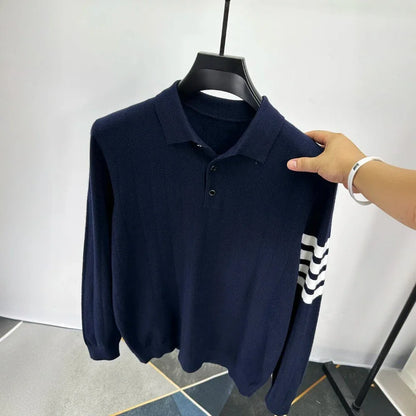 Bruno Amalfi Cashmere Ribbed Polo